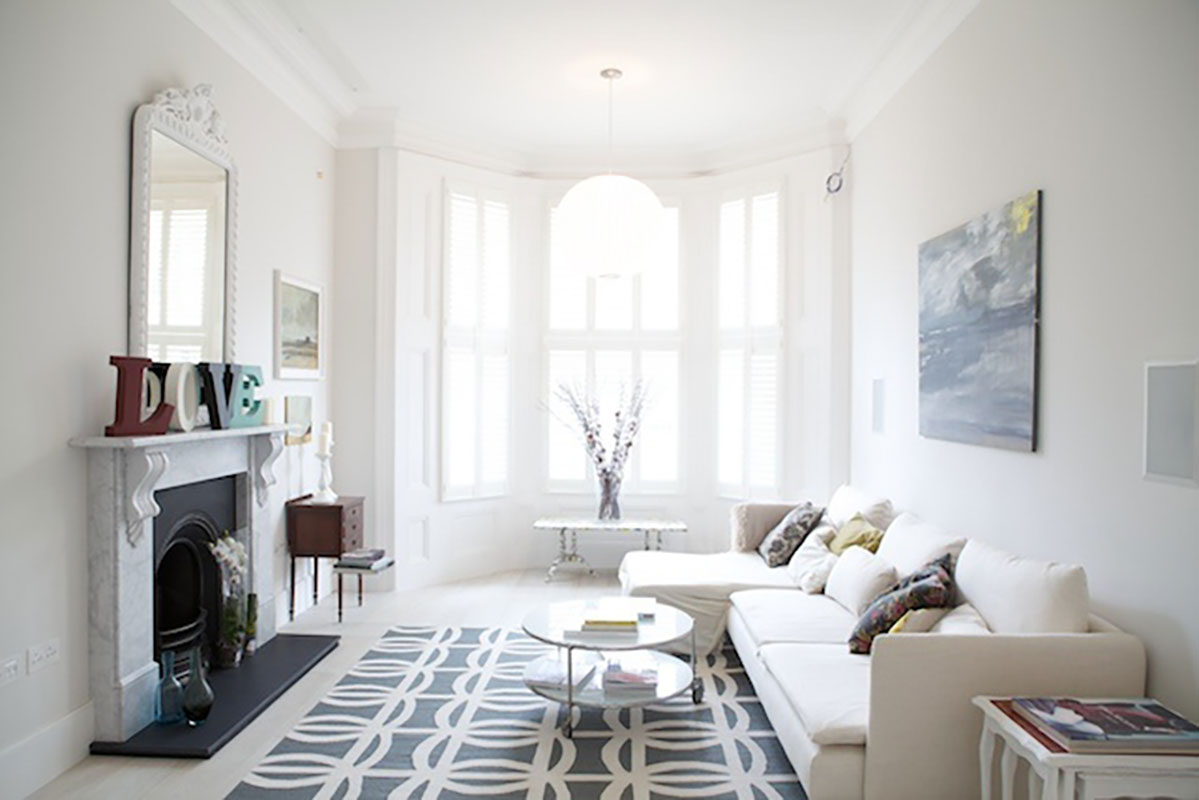 White interior minimalism design